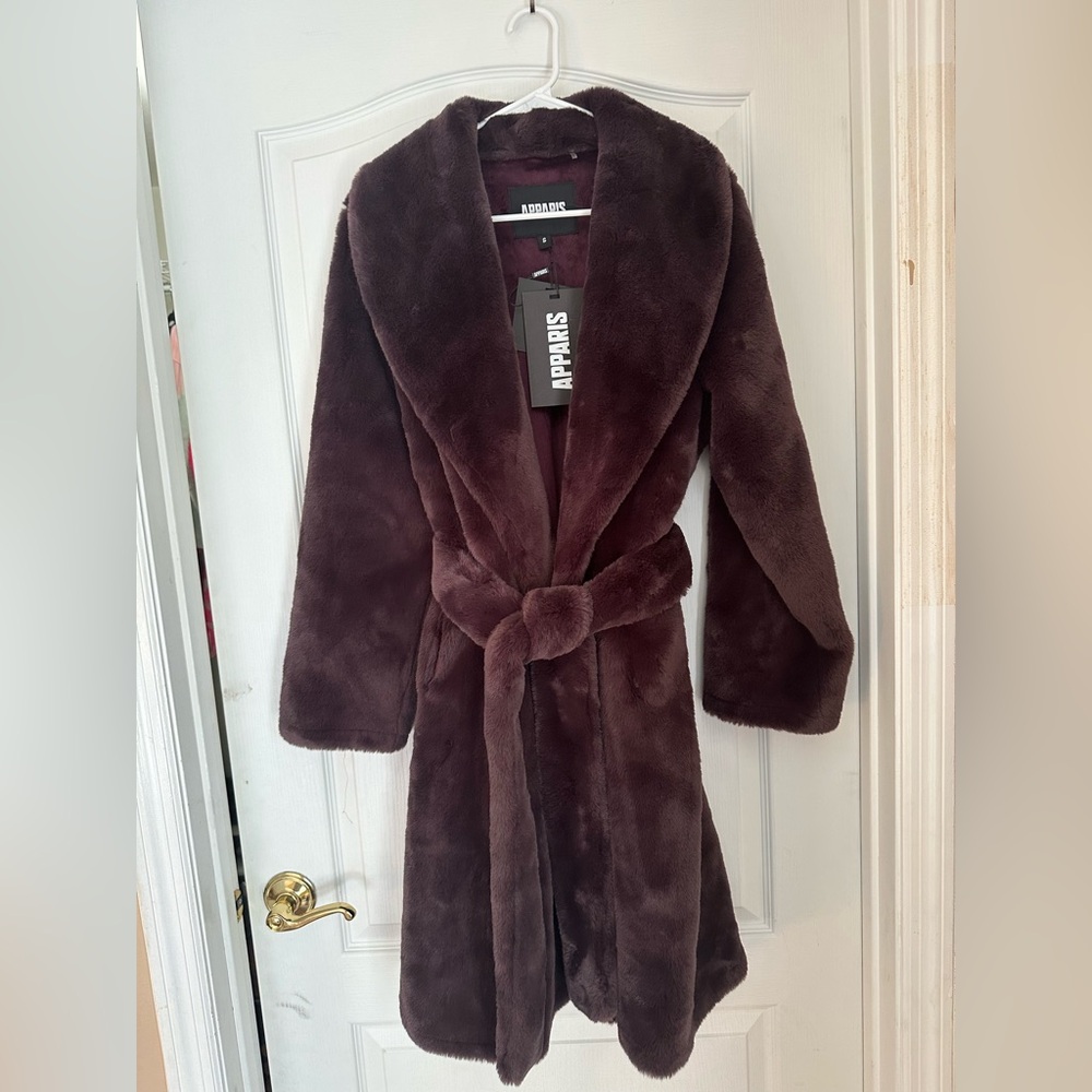 NWT Appris Faux Fur Coat